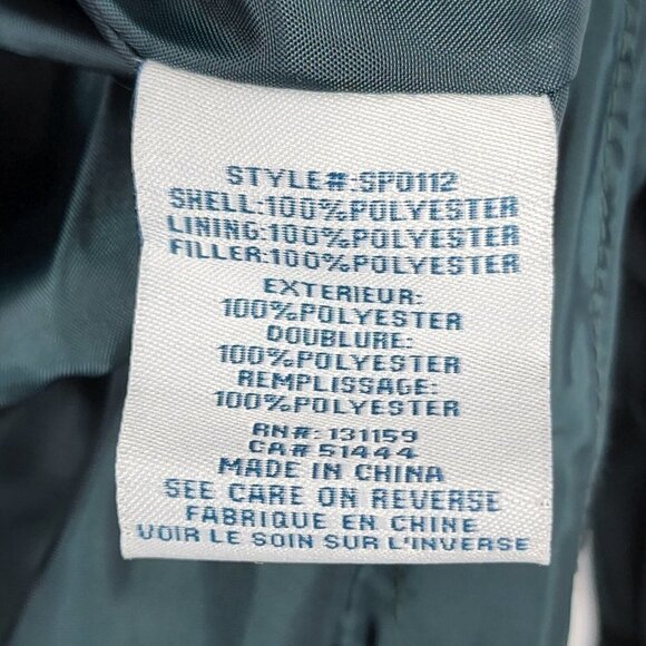 SEBBY Women's 3/4 Puffer Jacket In Bottle Green Size S NWT - Picture 9 of 12